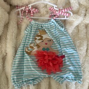 0-3 month romper girls